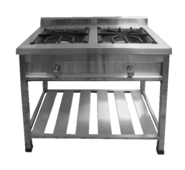 cocina de dos hornillas